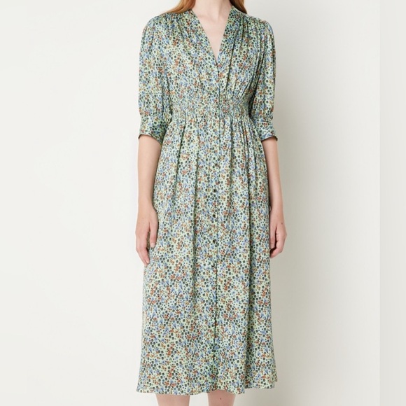 NWOT Sandro Provence Midi Dress SMALL - Picture 1 of 5